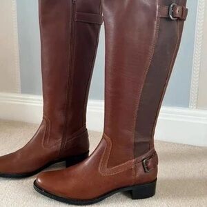 Elegant Brown Over the Knee Boots